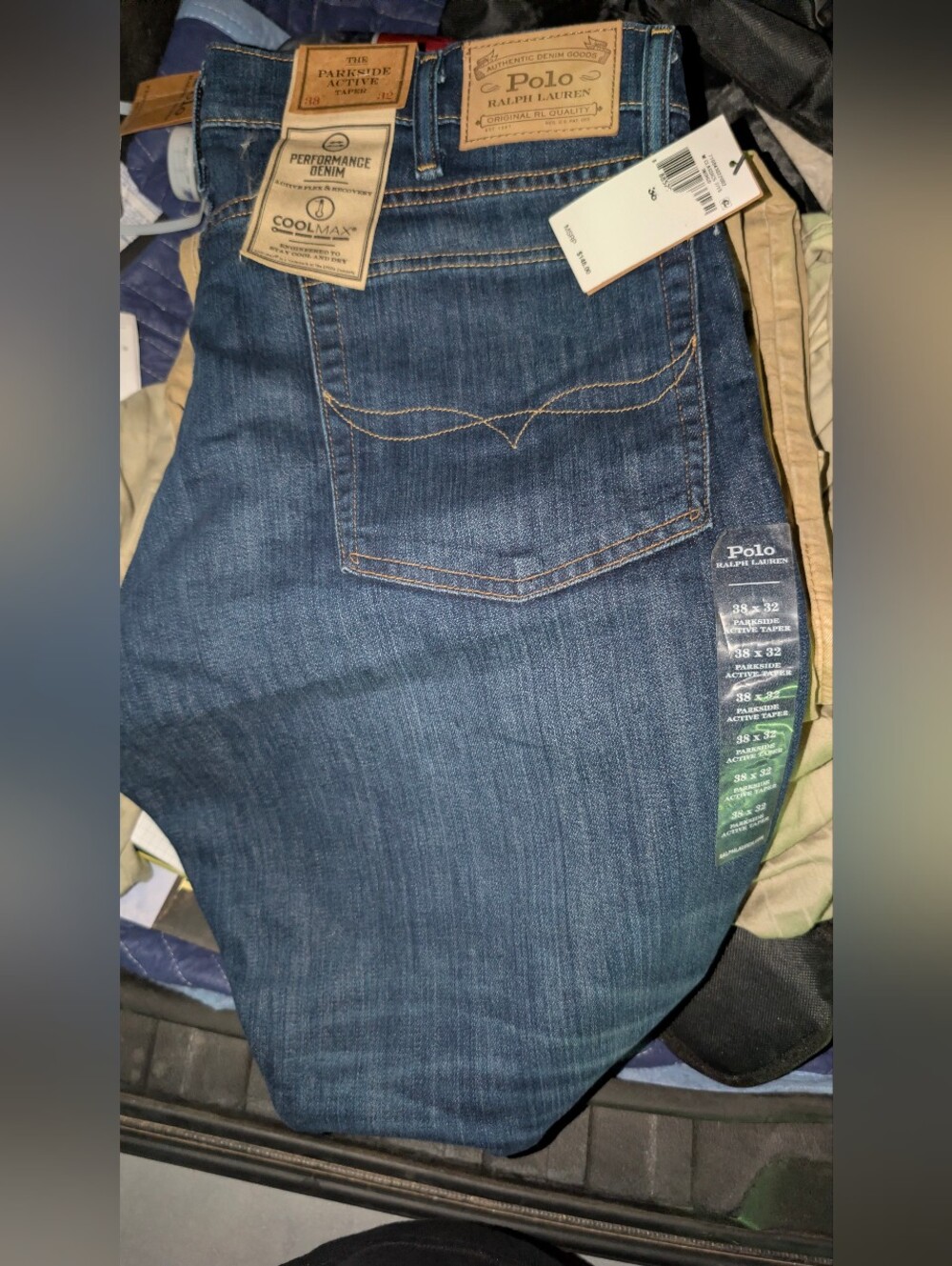 Ralph Lauren Parkside Men’s Dark Indigo Relaxed Jeans